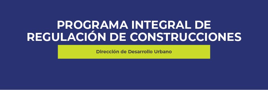 Banner programa integral de regulación de construcciones