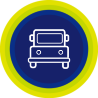 Icono de la dirección de sistemas transporte sostenible