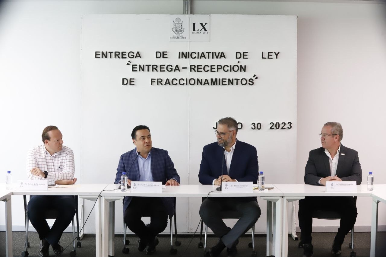 Imagen de Apoya Municipio de Querétaro la iniciativa para facilitar la entrega de fraccionamientos 3