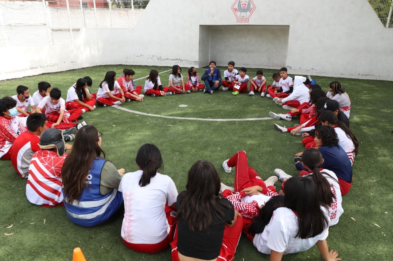 Imagen de Con “Juega Vive”, Municipio de Querétaro orienta a más de 2 mil 800 jóvenes contra las conductas de riesgo 3