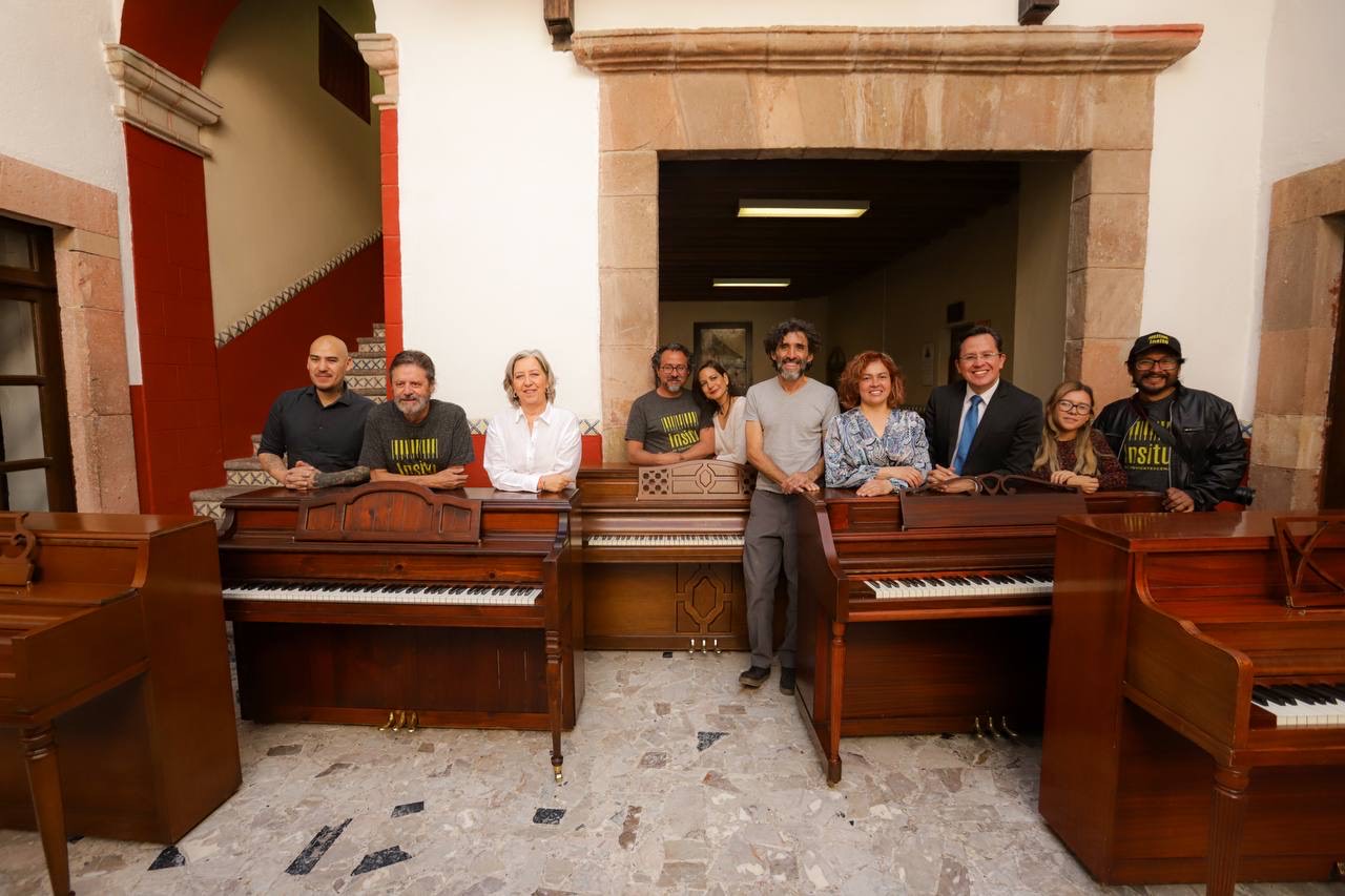 Imagen de Presentan Secretaría de Cultura del Municipio de Querétaro y Siguientescena, segunda temporada de INSITU PIANO 2