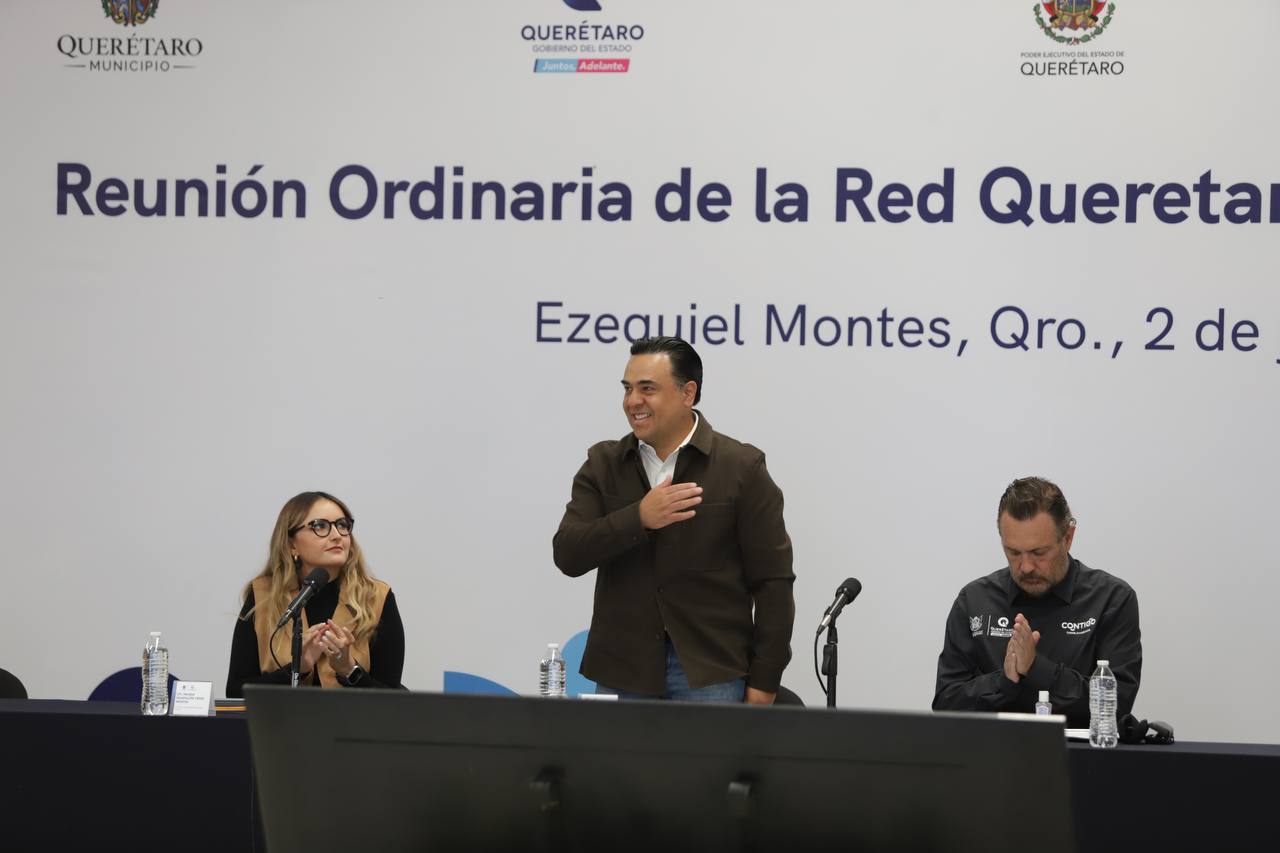 Imagen de Encabeza Luis Nava Primera Reunión Ordinaria de la Red Queretana de Municipios por la Salud 2024 2