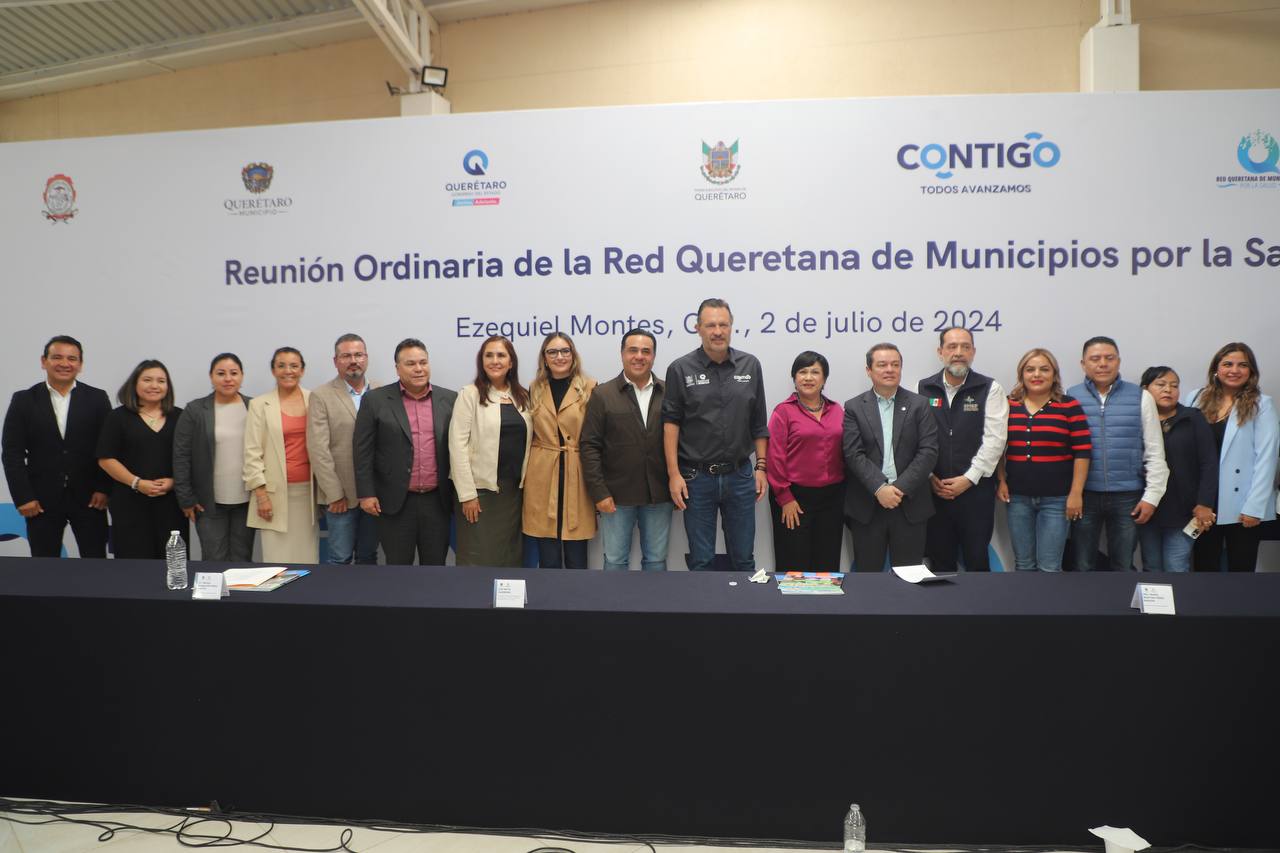 Imagen de Encabeza Luis Nava Primera Reunión Ordinaria de la Red Queretana de Municipios por la Salud 2024 1