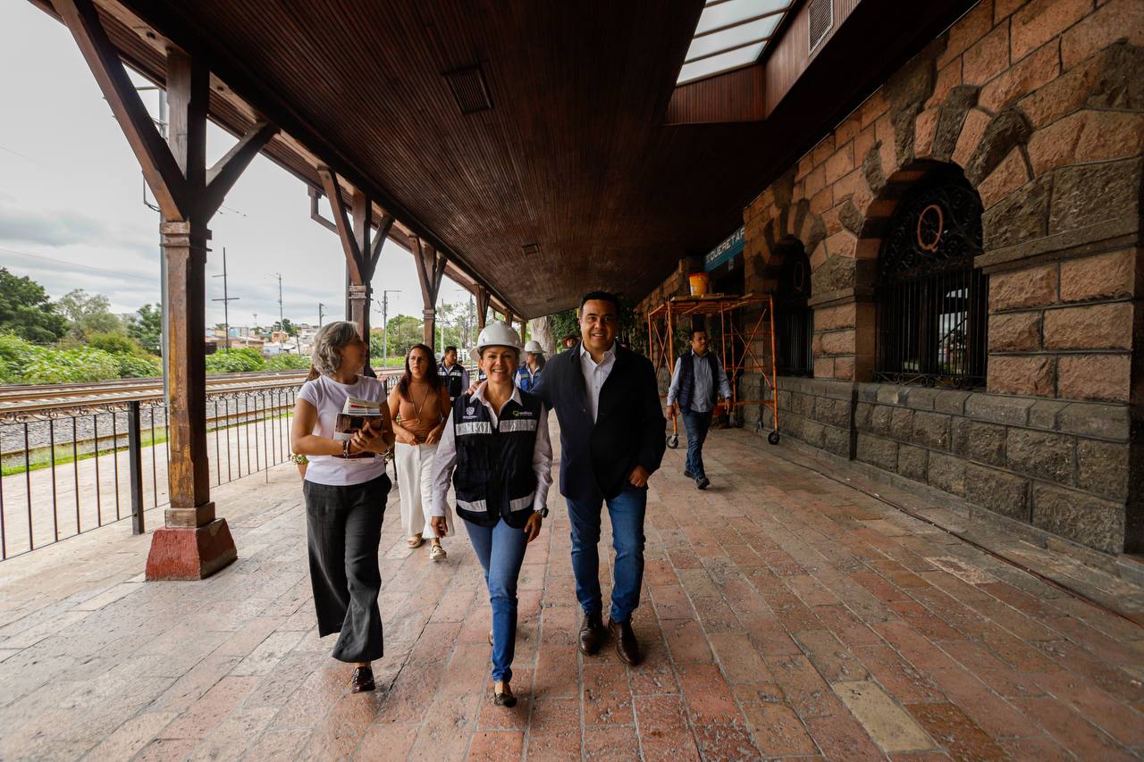 Imagen de Supervisa Luis Nava obra de restauración de la Antigua Estación del Tren 1