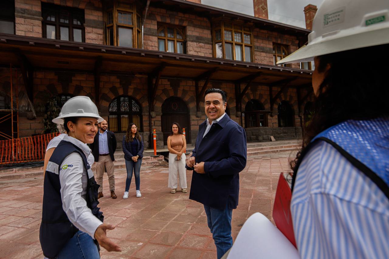 Imagen de Supervisa Luis Nava obra de restauración de la Antigua Estación del Tren 3