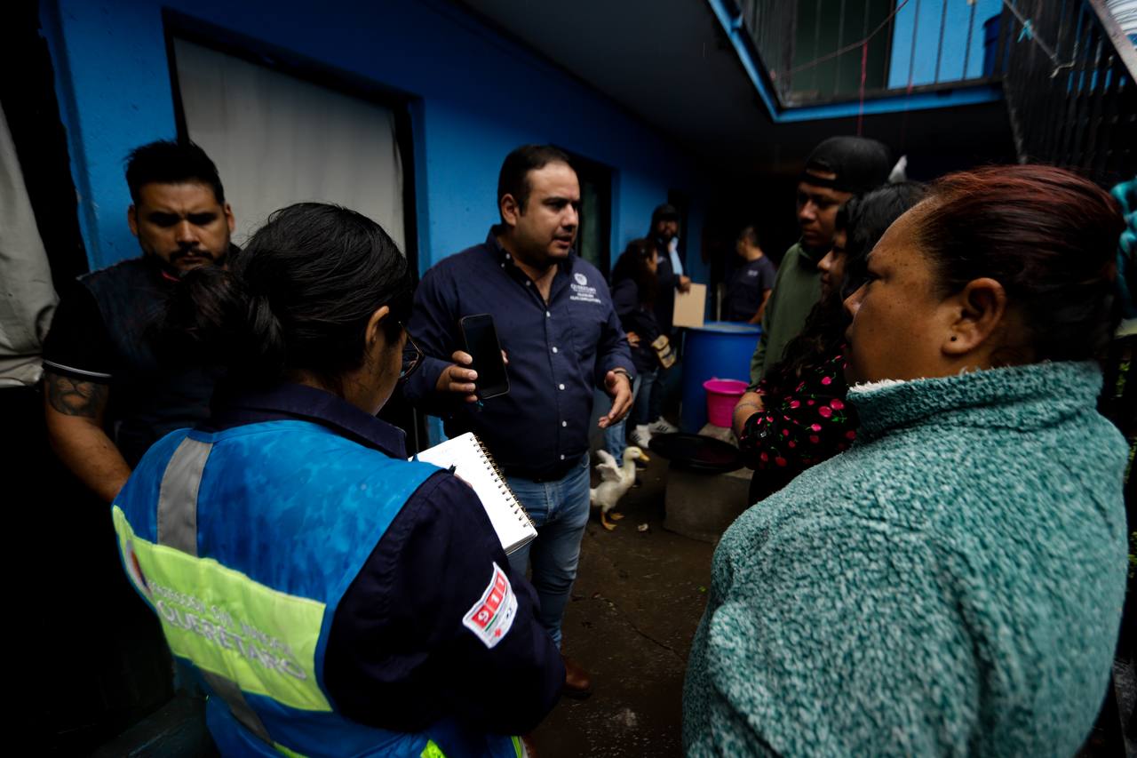 Imagen de Trabajan Municipio de Querétaro en atención de zonas afectadas por lluvias 1