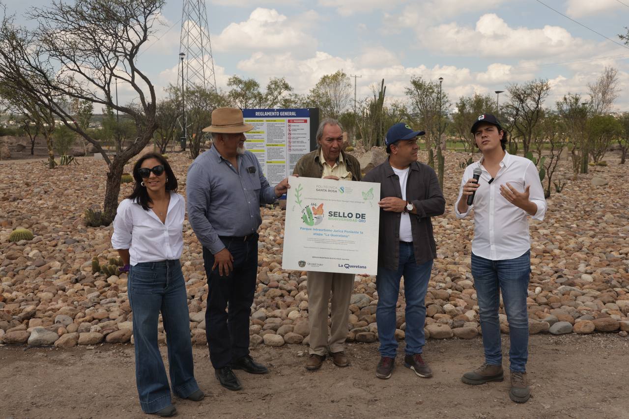 Imagen de Recibió La Queretana el Sello de Biodiversidad por la conservación de flora y la fauna 3