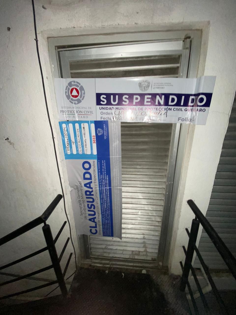 Imagen de Autoridades municipales clausuran dos establecimientos en Juriquilla por incumplir normativas de seguridad y licencias 2