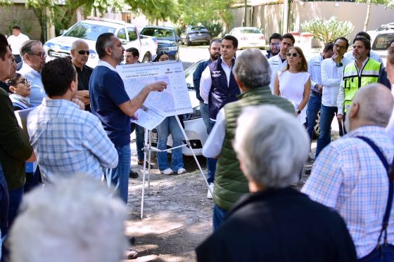 Anuncia Felifer rehabilitación de infraestructura de agua potable y drenaje en Jurica Campestre