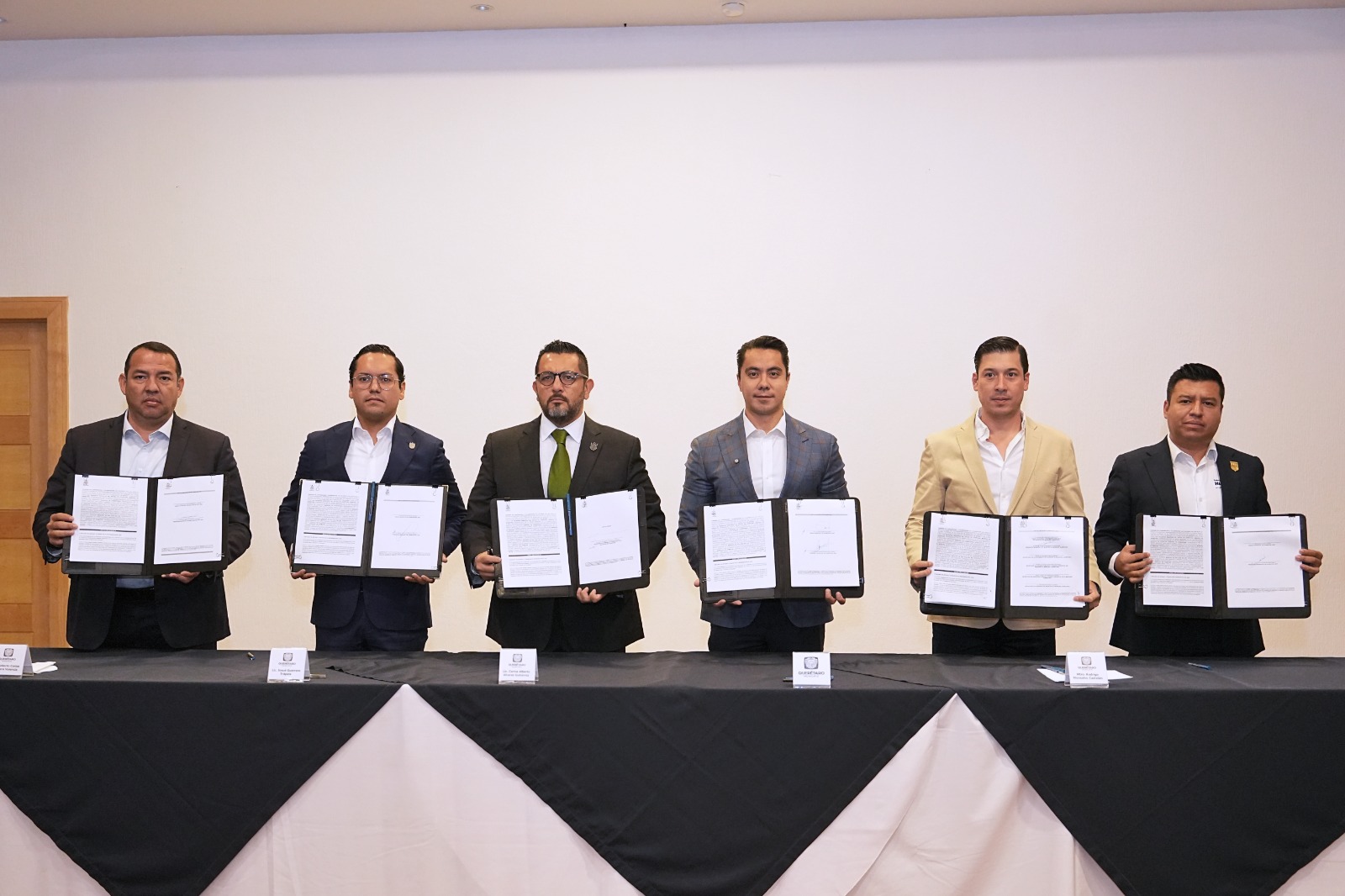 Imagen de Firma de convenio entre municipios de la zona metropolitana fortalecen la seguridad y tranquilidad en Querétaro 2