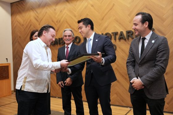 Reconoce Felifer la labor del Consejo de Notarios del Estado de Querétaro