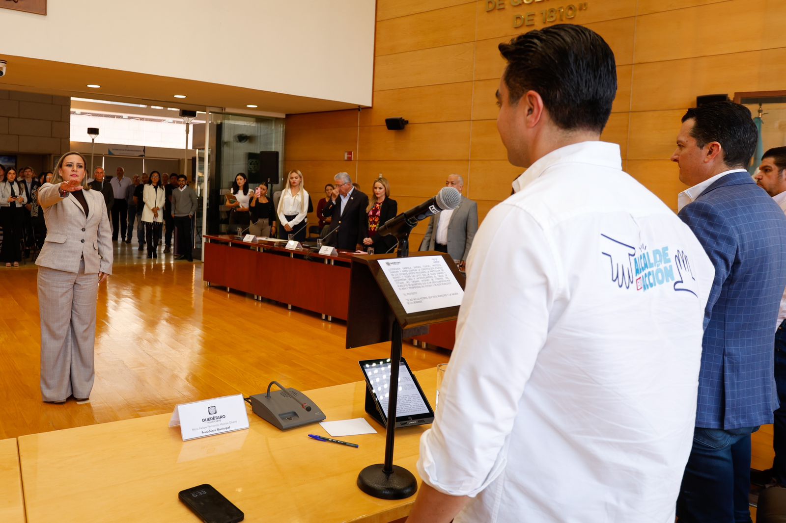 Imagen de Rinde protesta Gabriela Jiménez Toledo como nueva titular del Órgano Interno de Control 2