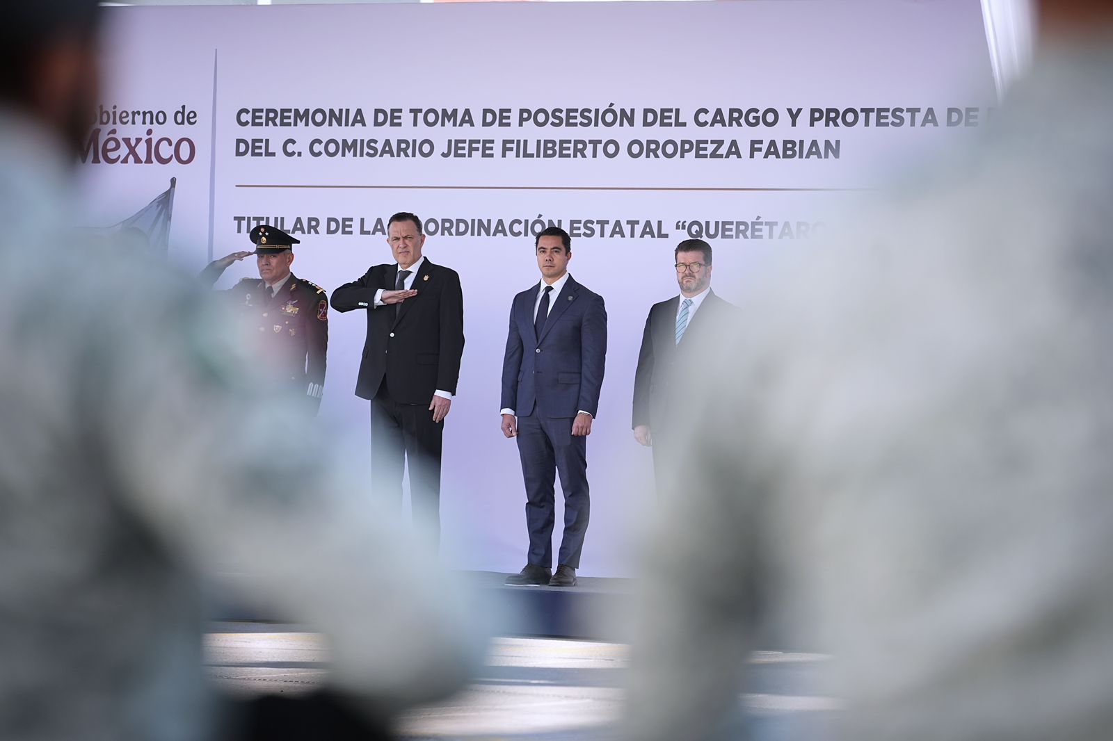 Imagen de Asiste Felifer Macías a la toma de protesta del nuevo titular de la Guardia Nacional en Querétaro 4