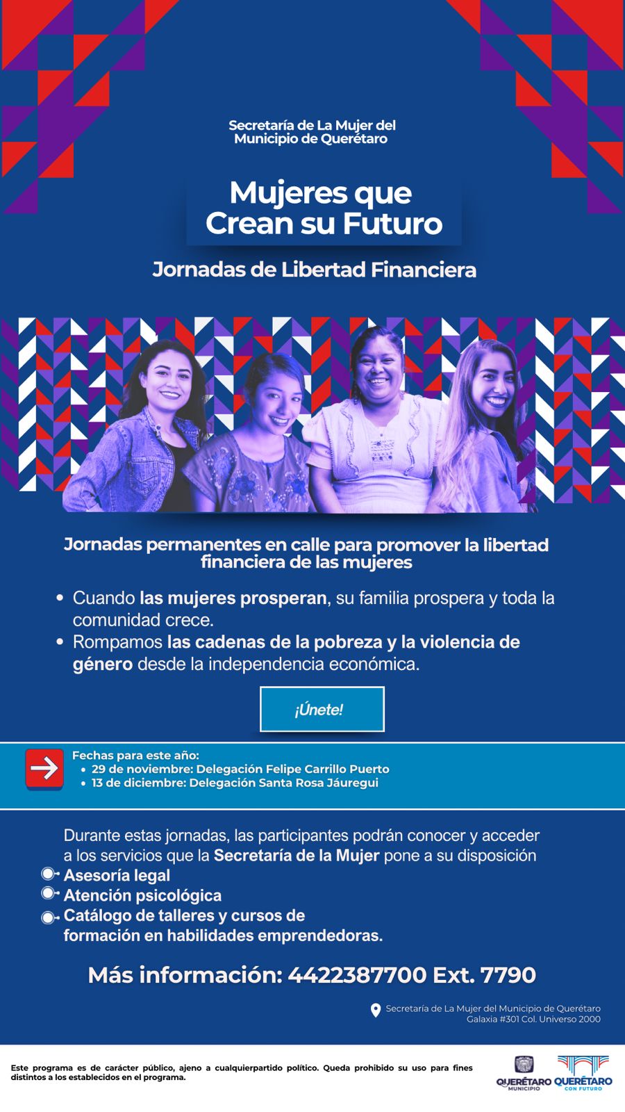 Imagen de Impulsa Municipio de Querétaro libertad financiera y acciones contra la violencia hacia las mujeres 3