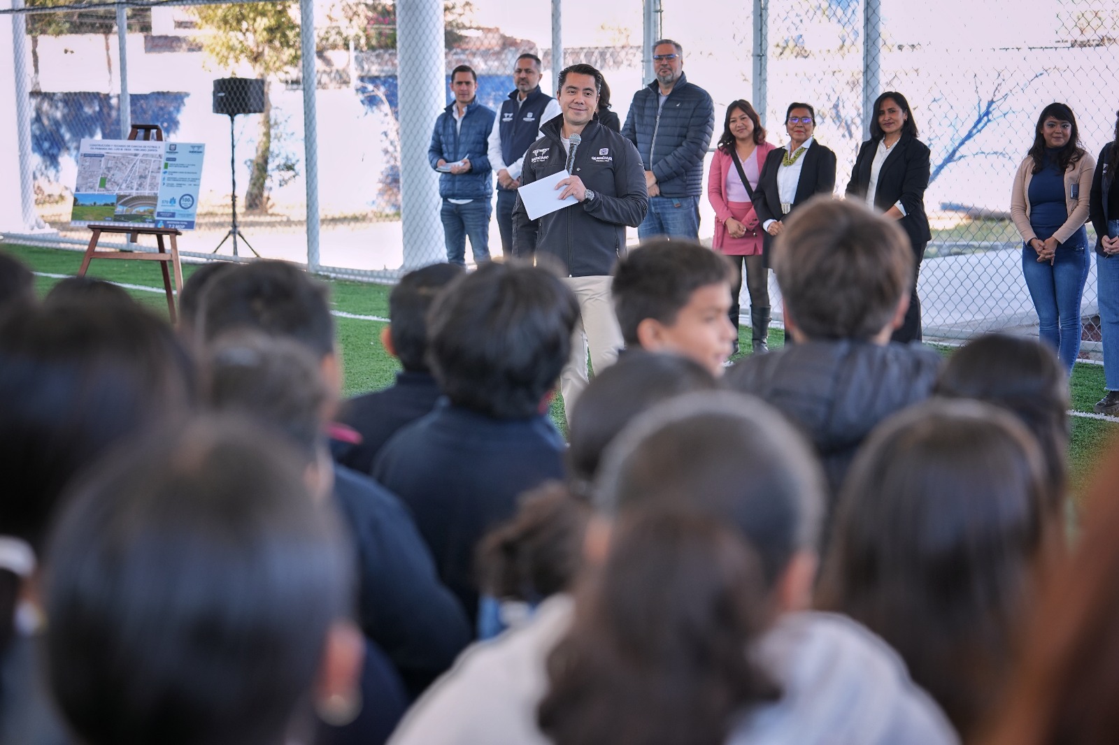 Imagen de Entrega Felifer Macías nueva cancha y techado en primaria de Santa Rosa Jáuregui 3