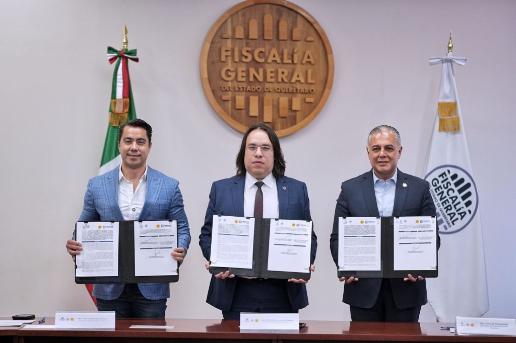 Imagen de Municipio de Querétaro y Fiscalía General del Estado firman convenio para fortalecer Cuelgapp 16