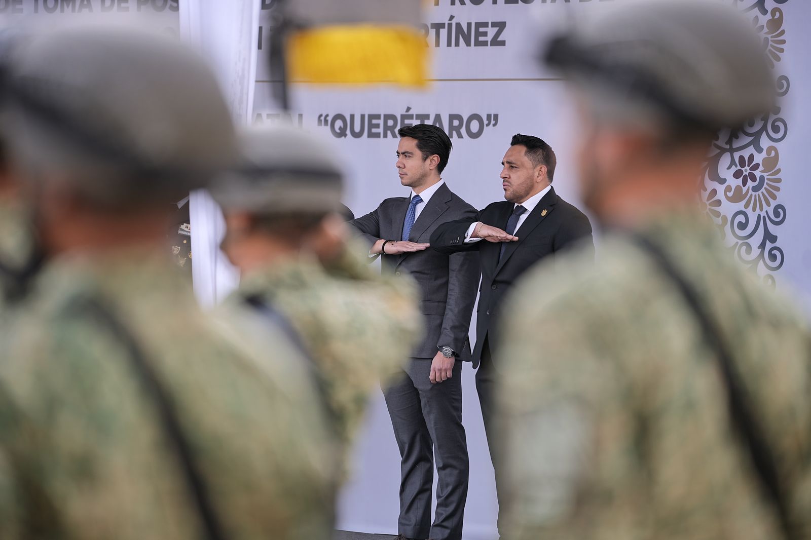 Imagen de Asiste Felifer Macías a la toma de protesta de Rubén Torres Martínez como coordinador estatal de la Guardia Nacional 3