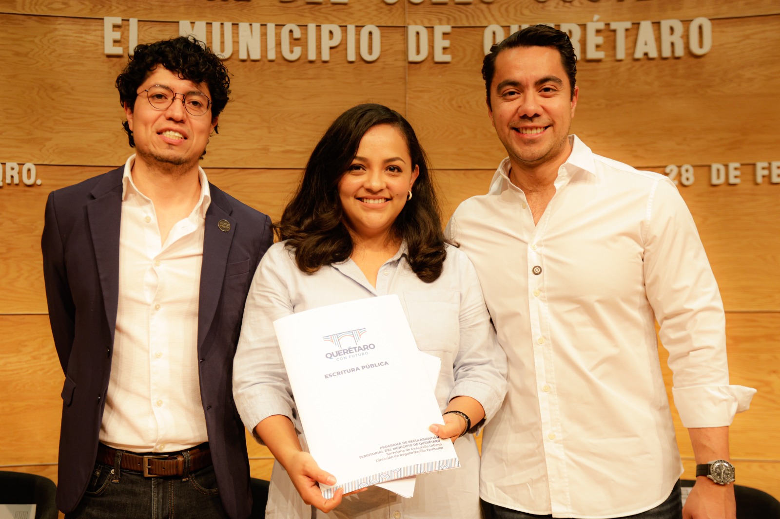 Imagen de Entrega Municipio de Querétaro y el Instituto Nacional del Suelo Sustentable 172 escrituras públicas 4