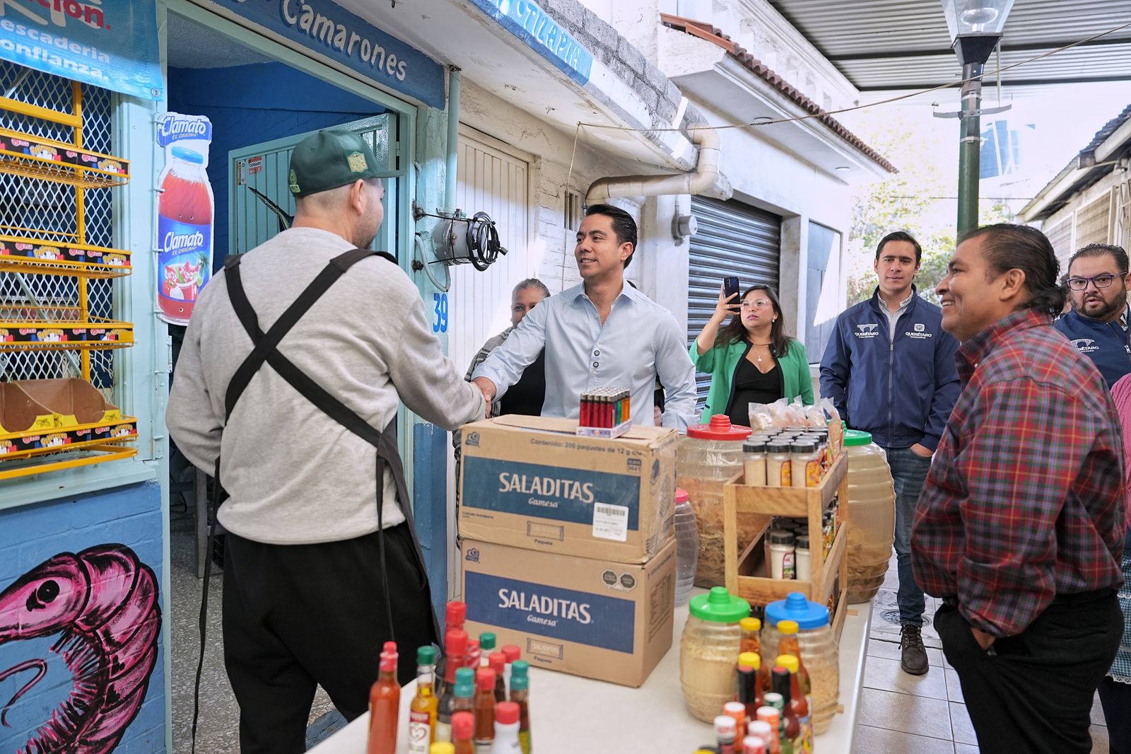 Imagen de Visita Felifer Macías el Mercado Garambullo 4