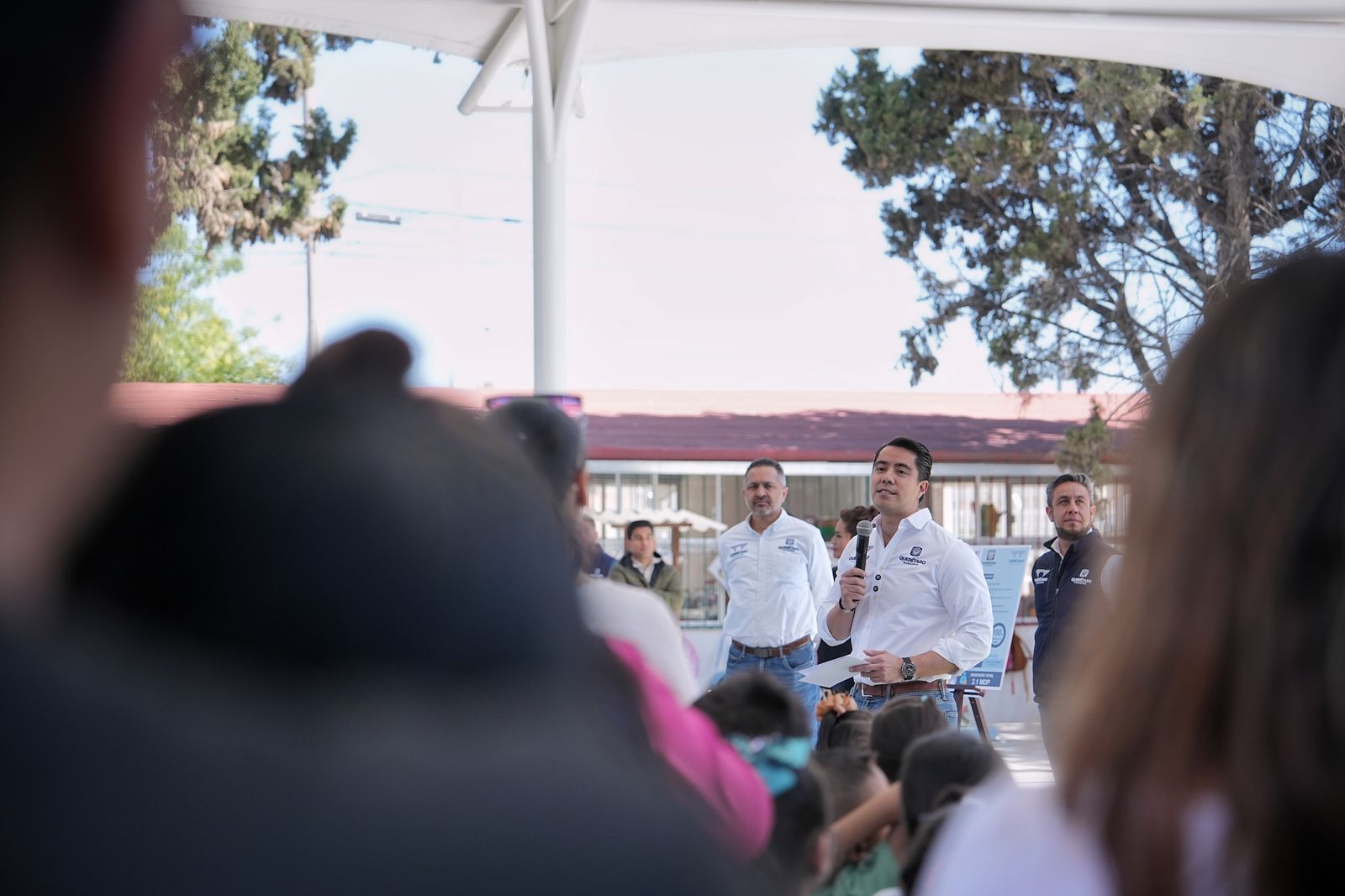 Imagen de Entrega Felifer Macías arcotecho en el Jardín de Niños Celestino Freinet 5