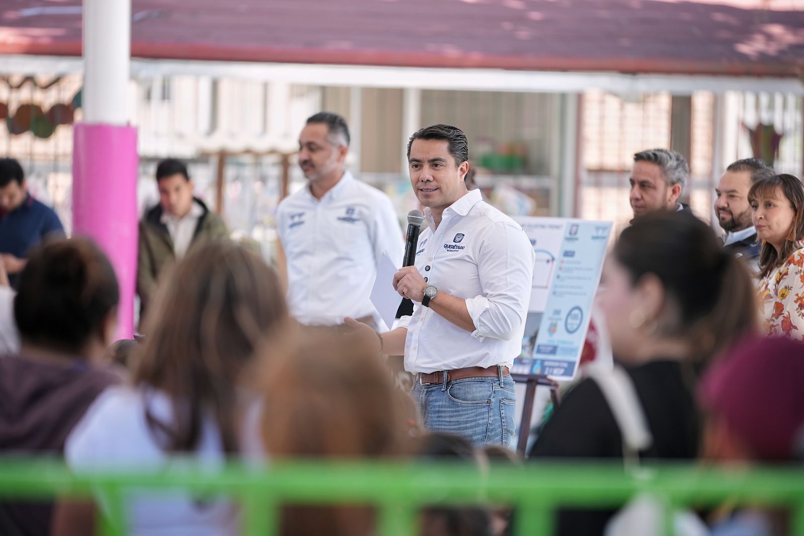 Imagen de Entrega Felifer Macías arcotecho en el Jardín de Niños Celestino Freinet 2