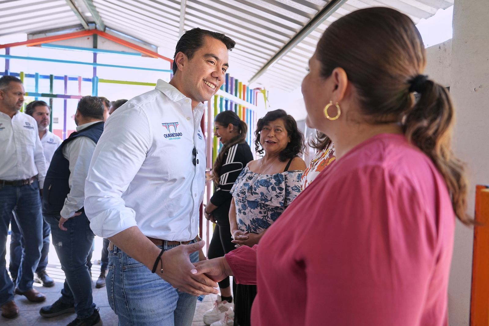 Imagen de Entrega Felifer Macías arcotecho en el Jardín de Niños Celestino Freinet 4