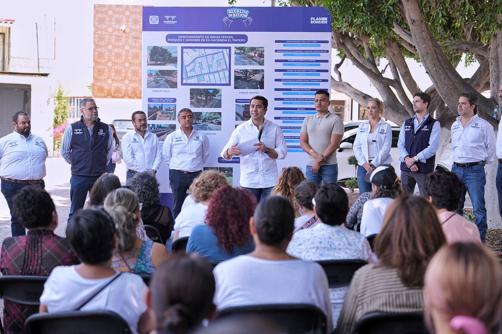 Imagen de Entrega Felifer Macías trabajos de Alcalde en Acción en la colonia Ex Hacienda El Tintero 1