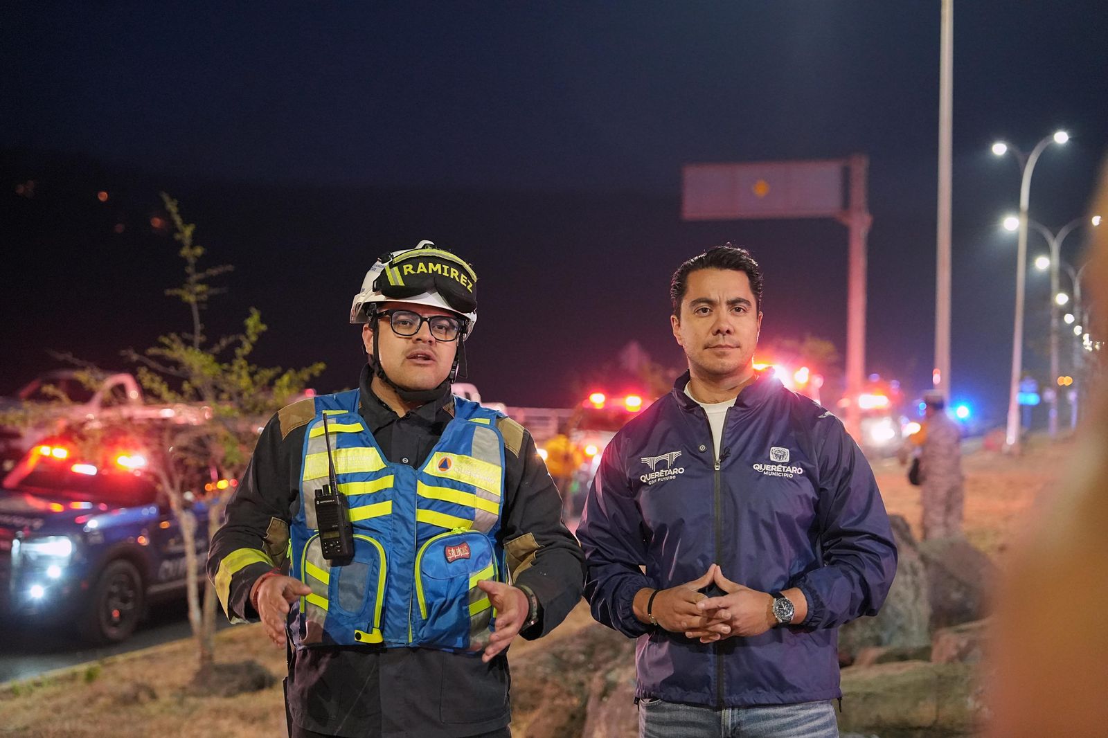 Imagen de Visita Felifer Macías puesto de mando para la contención del incendio en la zona sur de la capital. 2
