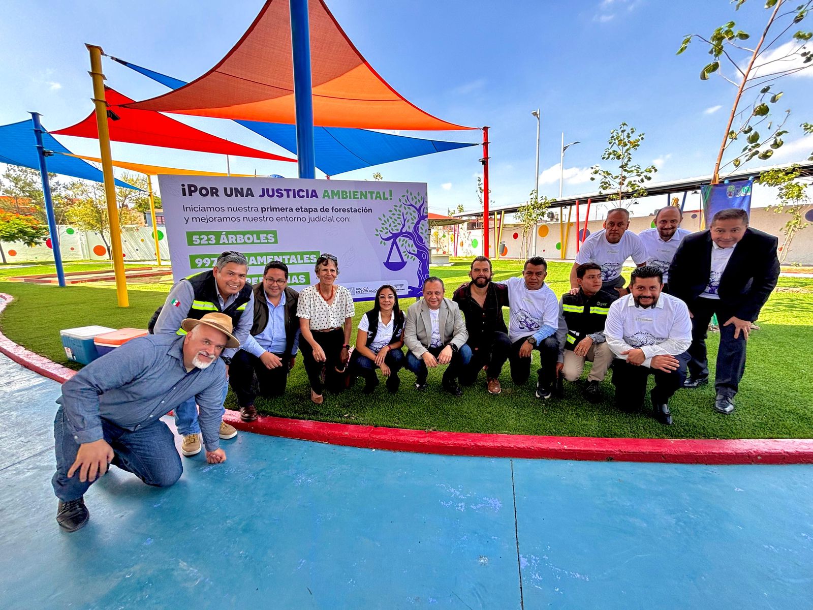 Imagen de Municipio de Querétaro realiza reforestación en la Ciudad Judicial Querétaro 1