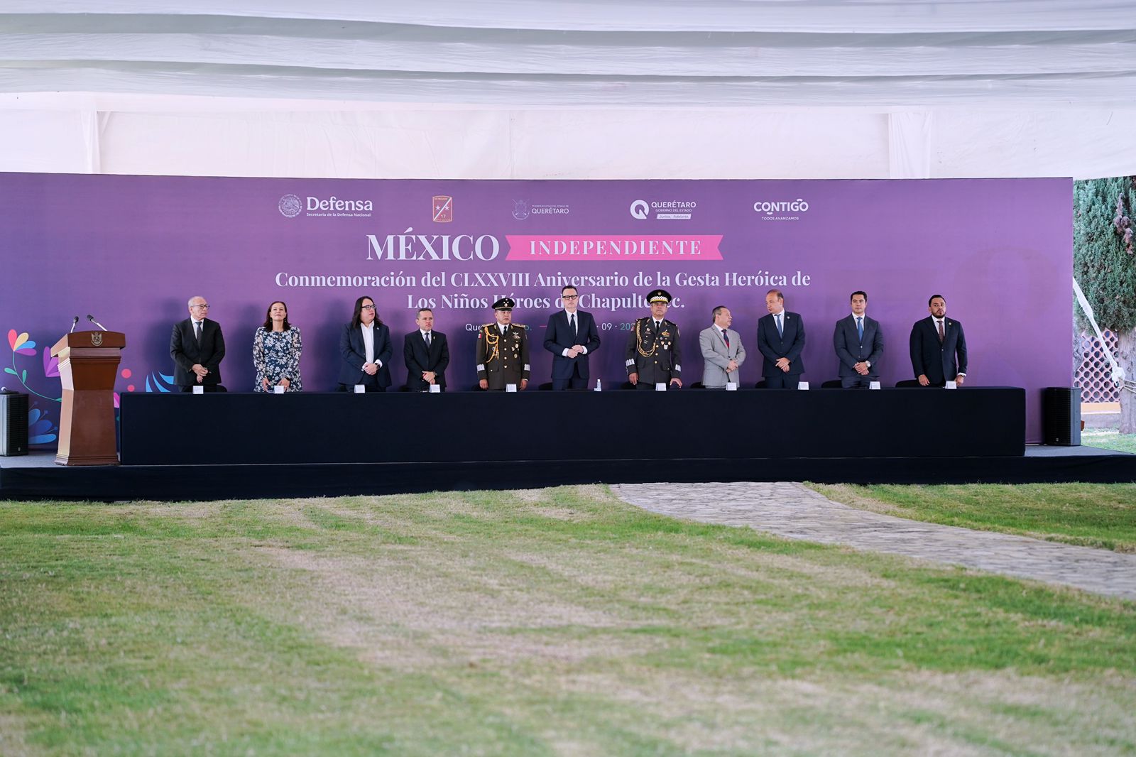 IMG-20250917-WA0062 Imagen de Acude Felifer Macías a la Ceremonia Conmemorativa de la Gesta Heroica de los Niños Héroes 4