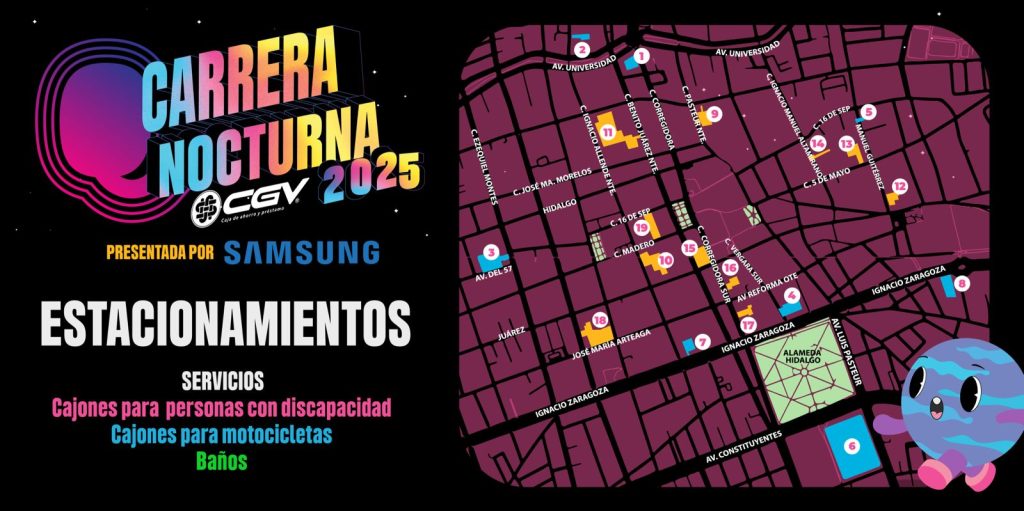 Imagen de Municipio de Querétaro facilita el acceso al Centro Histórico con 19 estacionamientos para la Carrera Nocturna 4