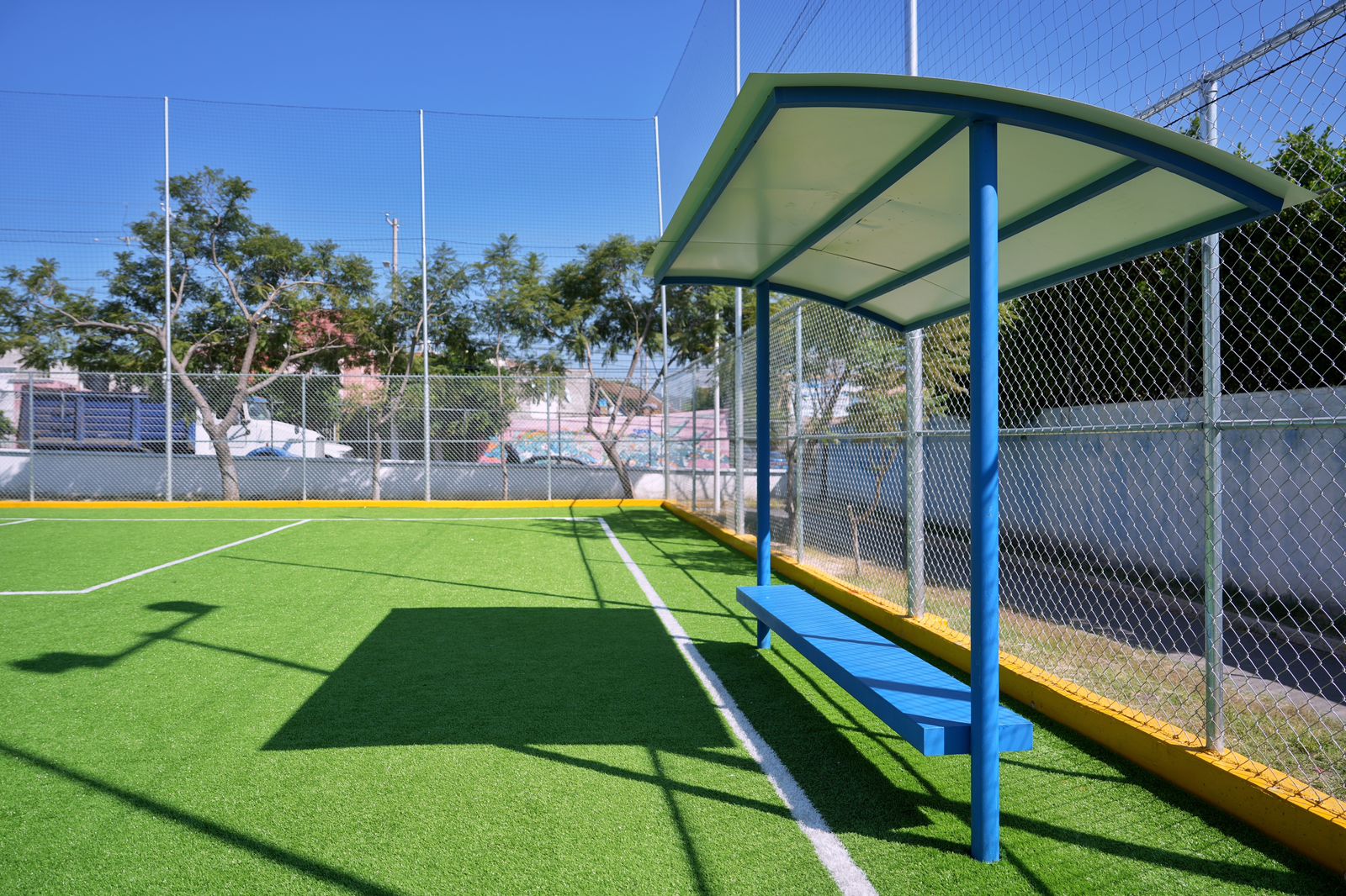 Imagen de Entrega Felifer Macías rehabilitación de la cancha de futbol de la Unidad Deportiva Belén 8