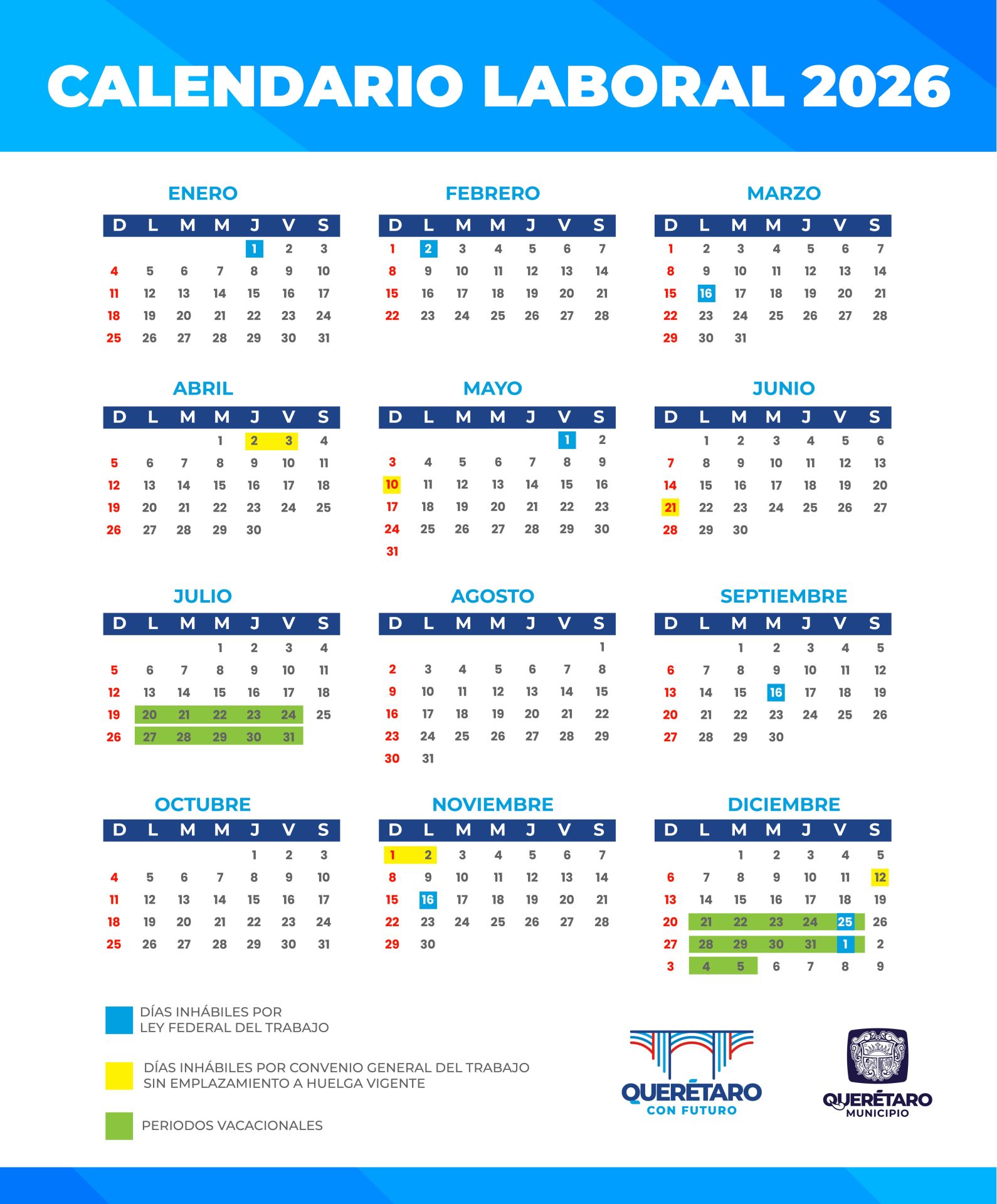 Imagen de Calendario Laboral 2026 3