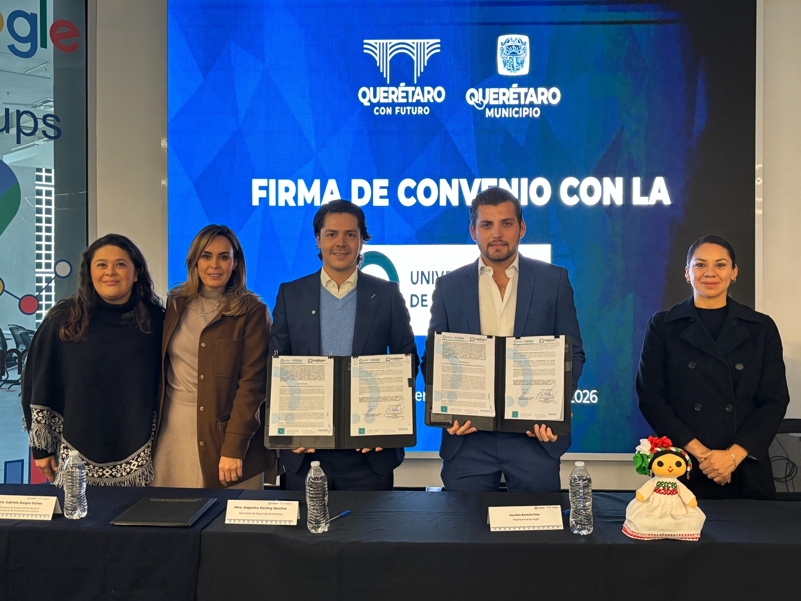 Imagen de Municipio de Querétaro firma convenio de colaboración con la Universidad Real de Querétaro 2