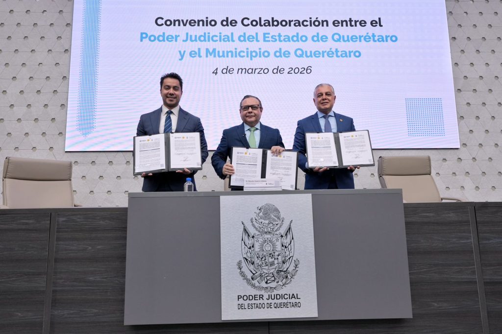 Imagen de Firma Felifer Macías convenio con el Poder Judicial del Estado de Querétaro para agilizar medidas de protección urgentes 8