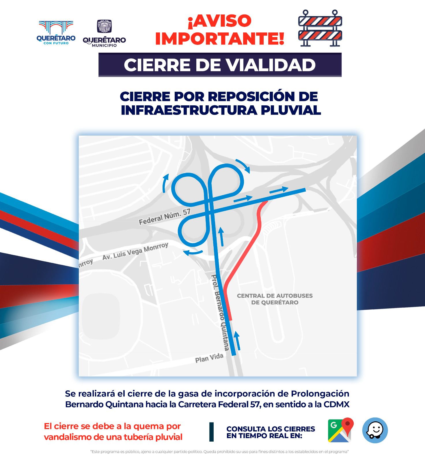 Imagen de Aviso de desviación por obras 2