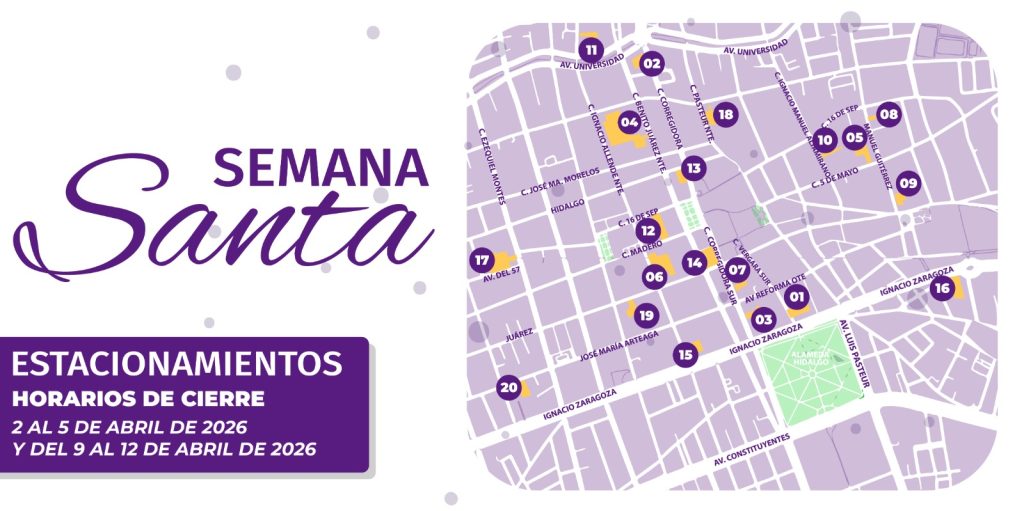 Imagen de Habilita Felifer Macías estacionamientos del Centro Histórico con horarios extendidos durante Semana Santa 24