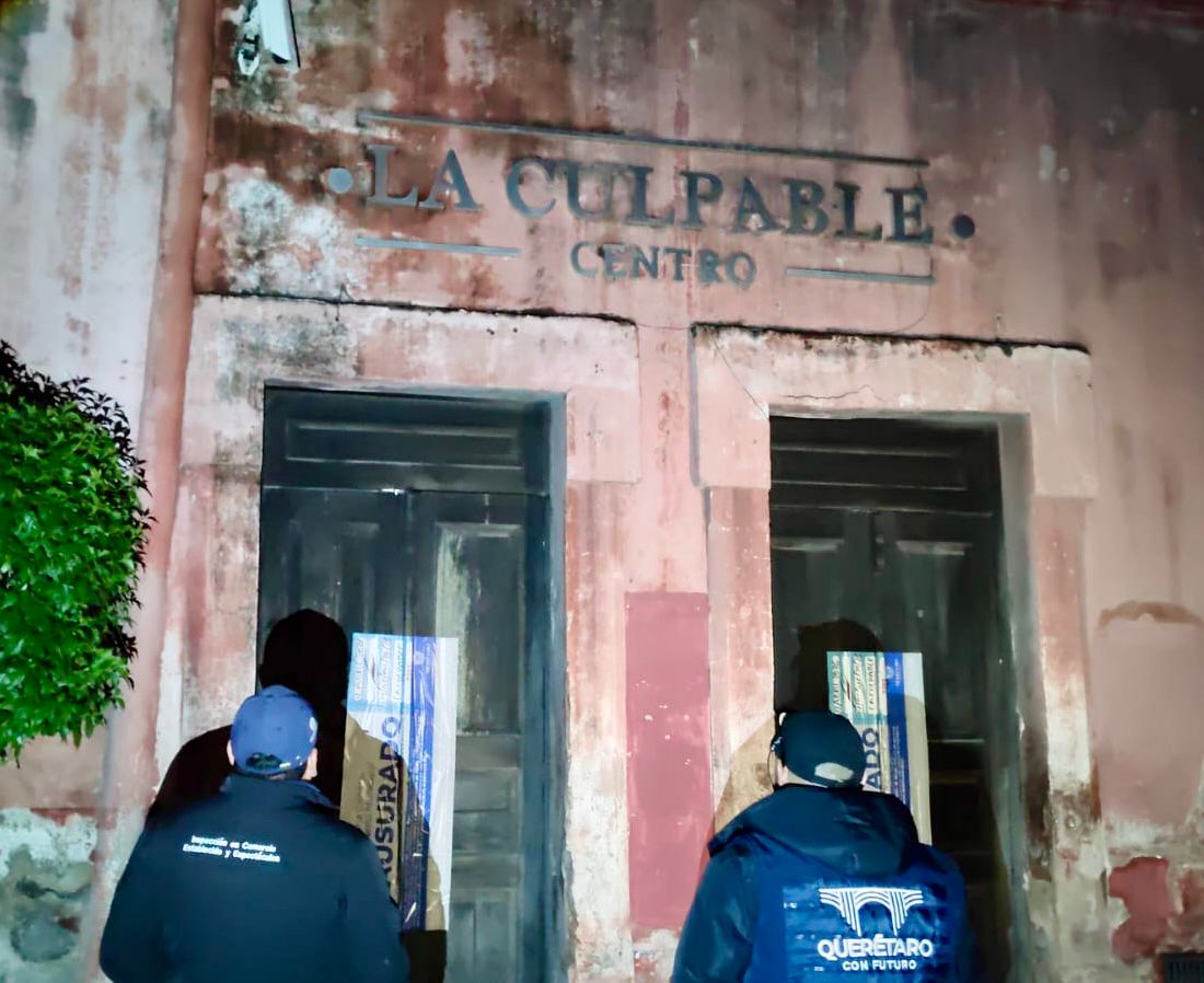 Imagen de Clausura Municipio de Querétaro antro a traves del uso de app Cierre Digital 1