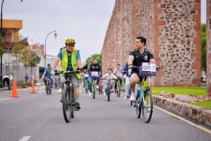 Imagen de Más de mil 600 personas disfrutaron la Vía Recreativa Los Arcos en el marco del Día Mundial de la Bicicleta 3
