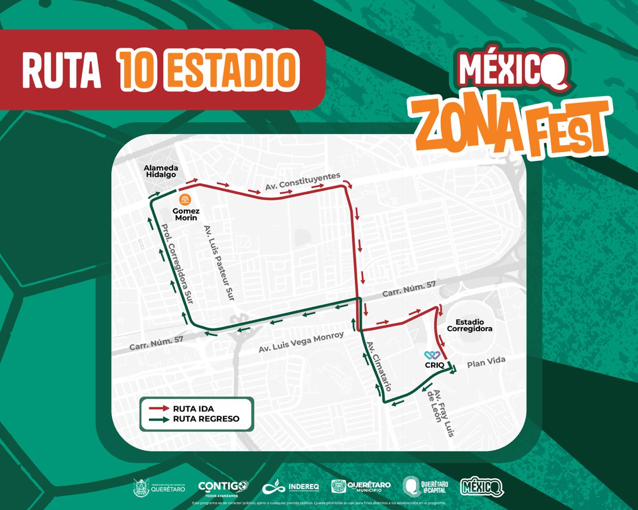 Imagen de Ofrece Municipio de Querétaro transporte municipal gratuito al México Zona Fest 1