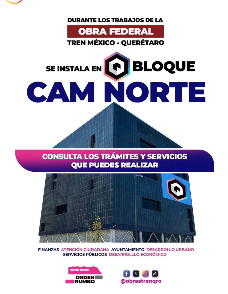 Imagen de Habilita municipio instalaciones de Bloque como Centro de Atención Municipal ante obras federales del tren México-Querétaro 22